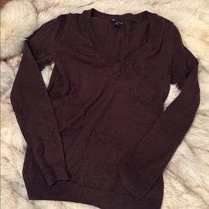 Rich brown ultrasoft wool size small Gap sweater